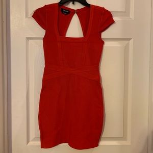 Bebe short sleeve mini dress